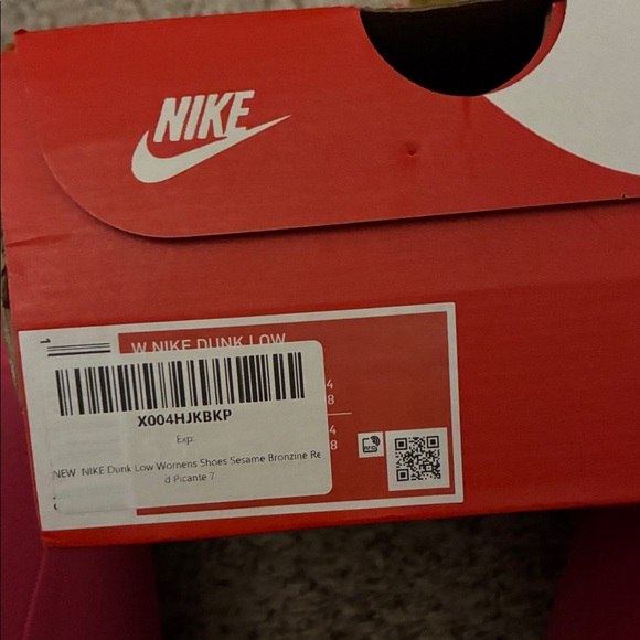 Nike Low Top Sneakers in Yellow, Cream & Red Accents - Picture 5 of 5